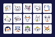 40 Animated Cute Animal Hand-drawn, an Emoji Icon by Brickclay (Thumbnail 3 of 4)