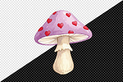 Watercolor Cute Magic Mushroom Png, an Illustration by Creative Art (Thumbnail 7 of 9)