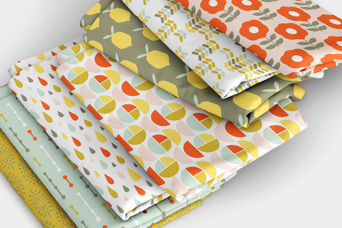 MID-CENTURY pattern collection, a Pattern Graphic by Lena Nikolaeva (Photo 5 of 6)