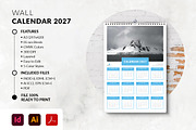 Yearly Photo Wall Calendar 2027, a Stationery Template by MstArtwork (Thumbnail 1 of 5)