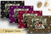 Photo Christmas Card Template | 008, a Card Template by Nifty Template Studio (Thumbnail 7 of 13)