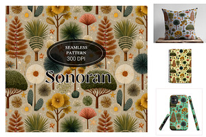 Sonoran - Desert Seamless Pattern
