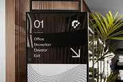 Logo Mockup Signage Directory, a Product Mockup by Asylab (Thumbnail 1 of 5)
