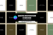 50 MOTIVATIONAL INSTAGRAM TEMPLATE, a Social Media Template by RB Boutique (Thumbnail 1 of 7)