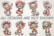 Whimsical Easter Grandma Clipart, an Illustration by RobertsArt (Thumbnail 4 of 6)