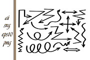 Doodle arrow Hand drawn Sketch web, a Templates & Theme by IrySha (Thumbnail 1 of 3)