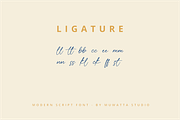 Bright Script, a Handwritten Font by Muwatta Studio (Thumbnail 9 of 10)