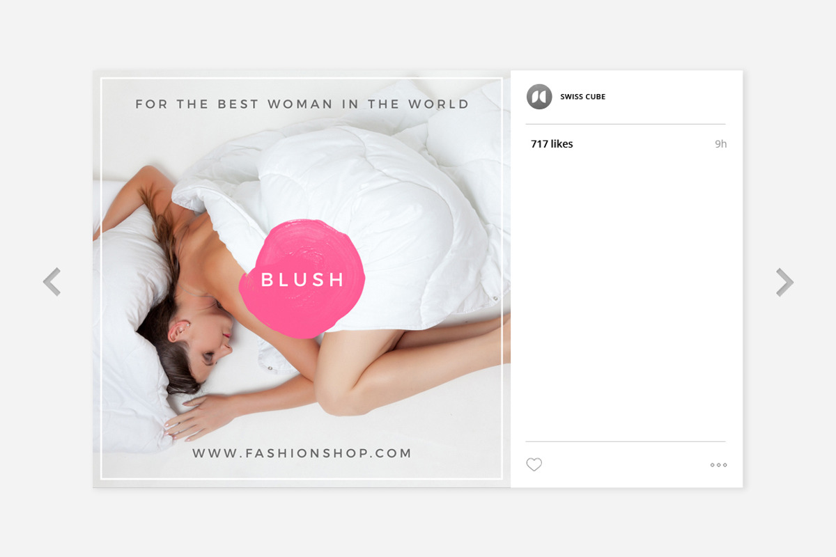 Pink Instagram Pack, a Social Media Template by Swiss_cube (Photo 4 of 4)