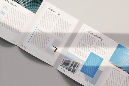 Minimal Report Template Canva, a Brochure Template by frommakertomaker