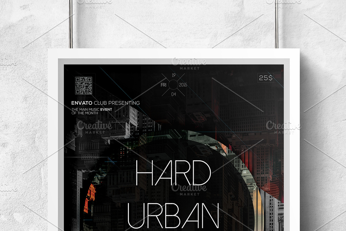 A4 Light Poster Mockup, a Print Template by CREATIVE DUDE (Photo 5 of 5)