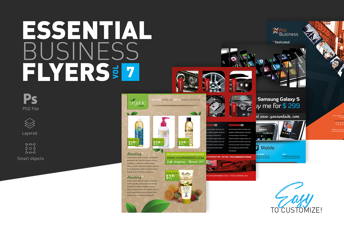 Essential Business Flyers Vol 7, a Flyer Template by Reclameworks