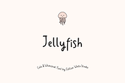 Jellyfish Cute Font, a Handwritten Font by Sofia Skoog (Thumbnail 1 of 12)