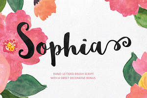 Sophia Hand-lettered