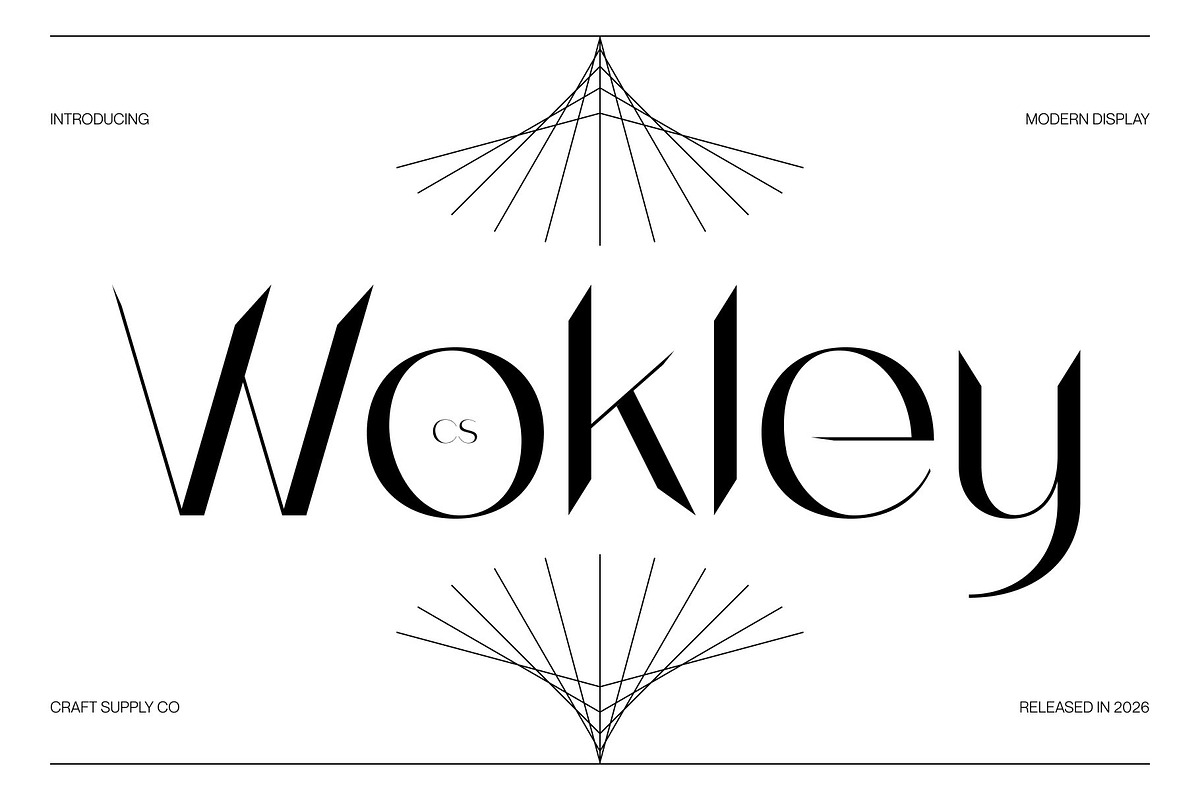 CS Wokley – Modern Sans Serif, a Sans Serif Font by Craft Supply Co. (Photo 1 of 8)
