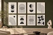 24 Minimalist Printable Wall Art Set, a Background Graphic by C Design Studio (Thumbnail 4 of 8)