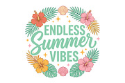 Summer Vacation Quotes SVG Bundle, a Seasonal Illustration by Artivon (Thumbnail 9 of 11)