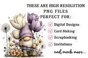 Whimsical Spring Gnome Clipart, an Illustration by OK Design (Thumbnail 4 of 6)