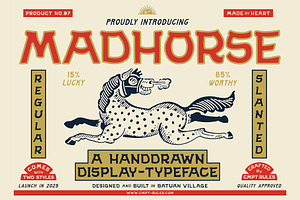 Madhorse Western Font