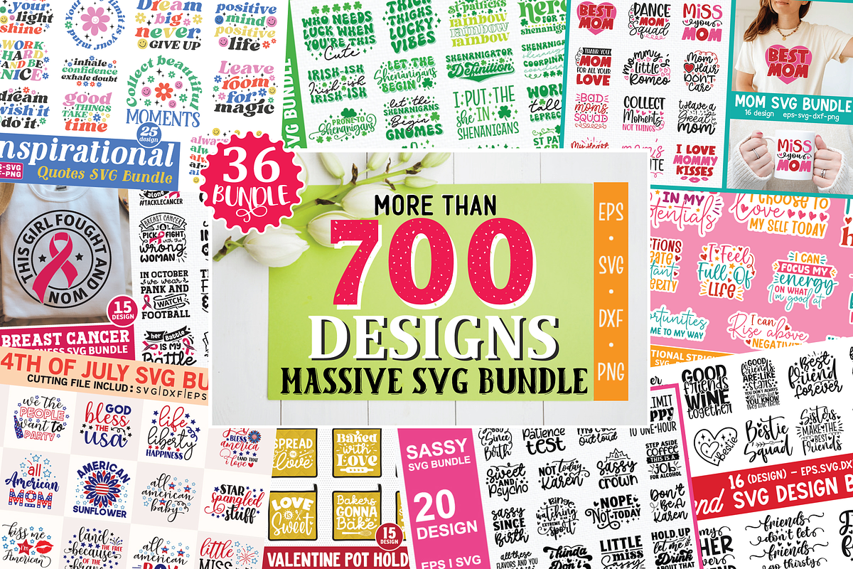 2600 Mega SVG Bundle Cut Files, a Graphic by Buycreativedesign (Photo 2 of 5)