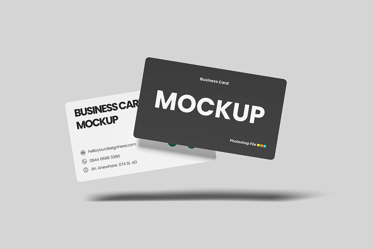 Business Card Mockup, an Advertising Mockup by Graphicbars (Photo 2 of 4)