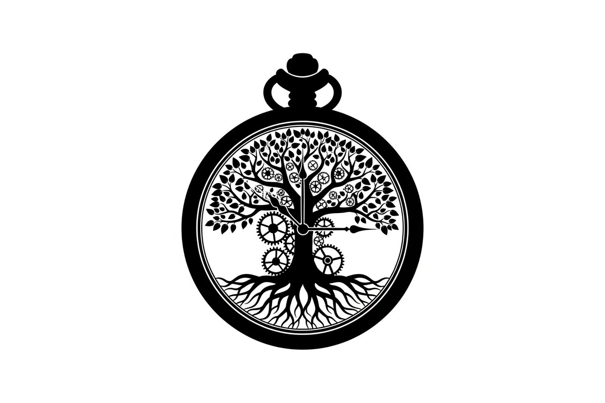 Steampunk Tree of Life Symbol Bundle, an Illustration by yasushie (Photo 4 of 31)