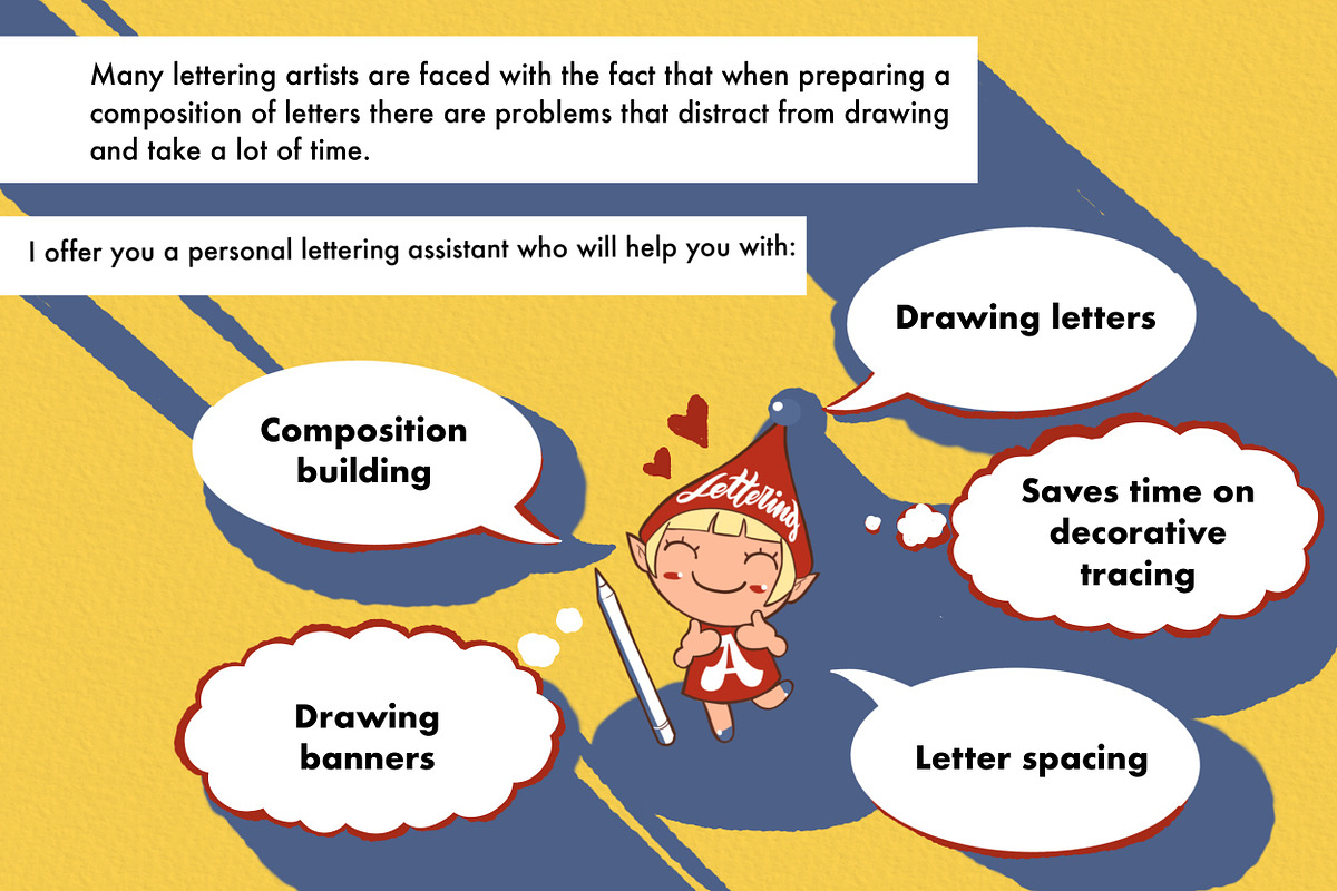 Lettering Assistant Grids & Schemes, a Brush Add-On by Letter Elfa Studio (Photo 2 of 9)