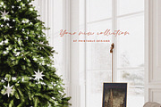 Retro Christmas Prints & Cards, a Background Graphic by Laras Wonderland (Thumbnail 11 of 11)