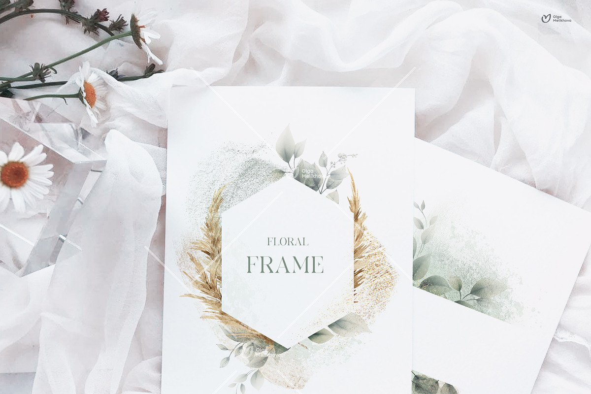 Watercolor floral collection, a Decorative Illustration by ollalya (Photo 11 of 12)