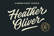 Heather Oliver Script, a Script Font by Hustle Supply Co. (Thumbnail 12 of 12)
