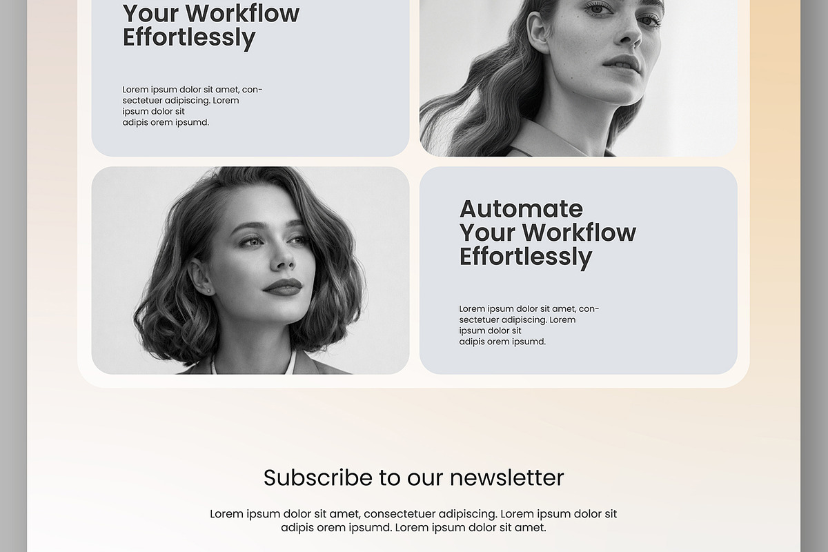 SaaS Workflow Automation, a Landing Page Template by ContestDesign (Photo 5 of 6)