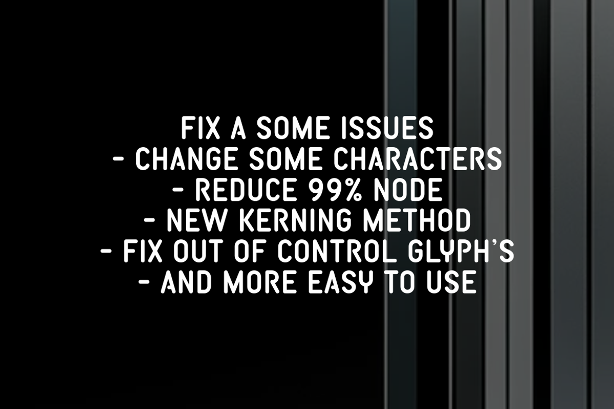 Snechy Reborn - Rounded Font, a Sans Serif Font by Monoletter Studio (Photo 2 of 3)