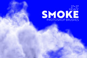 Heavy smoke Photoshop brushes, a Brush Add-On by OOS Design (Thumbnail 1 of 6)
