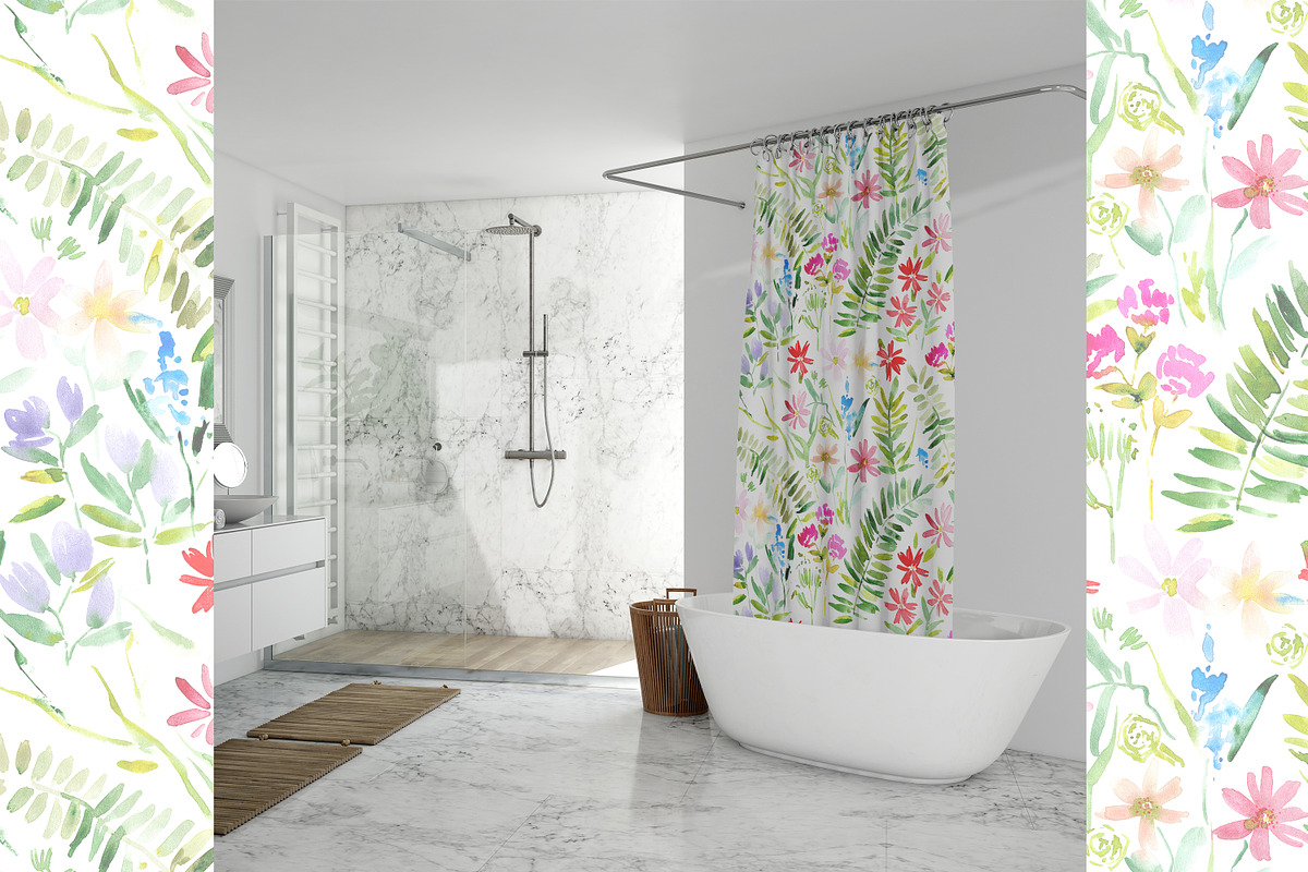 Italian riviera - floral seamless, a Pattern Graphic by Katerina Tova (Photo 11 of 14)