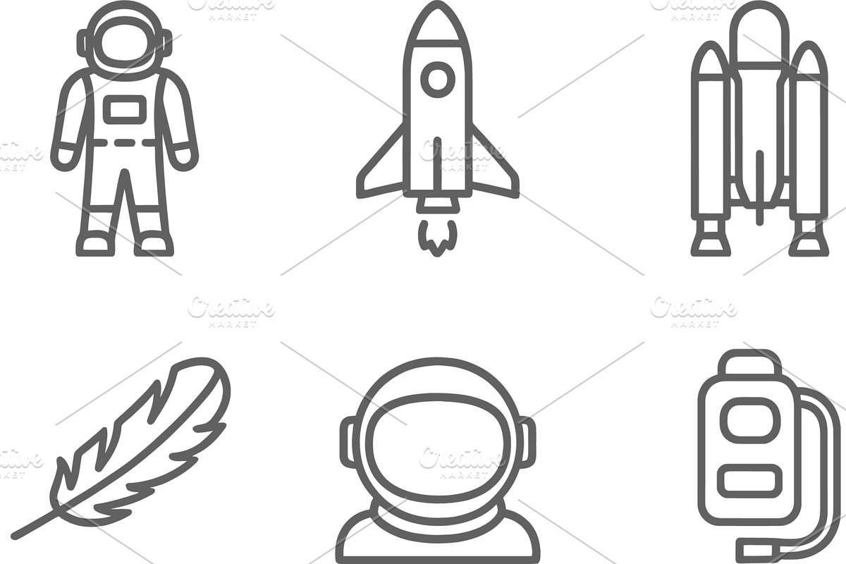Vector illustration of astronaut, a Technology Illustration by ZinetroN