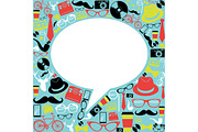 Vintage hipster icons social media, an Illustration by Cienpies Design (Thumbnail 2 of 2)