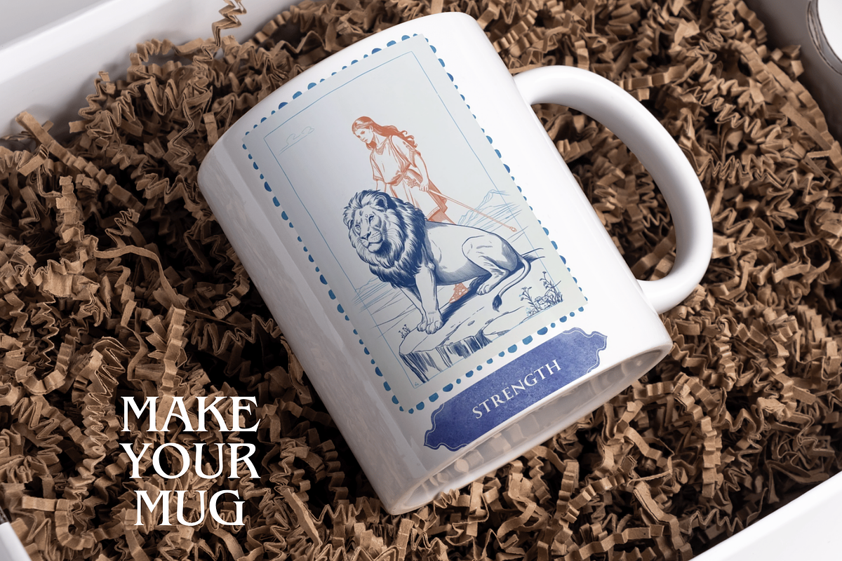 Blue Sketch Tarot Cards Deck, an Object Illustration by Mugio (Photo 4 of 6)