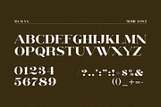 Human Elegant Serif Font Typeface, a Serif Font by Perfectype (Thumbnail 6 of 6)