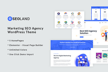 SEOLand - SEO Marketing Agency Theme
