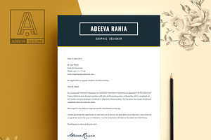 Professional Resume Template Rania