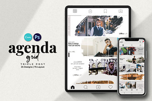 Agenda Insta Grid Triple Posts