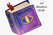 Witch Magic watercolor clipart, an Illustration by AkiraVilla (Thumbnail 4 of 10)