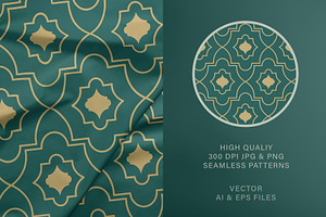 65 Art Deco Geometry Vector Patterns