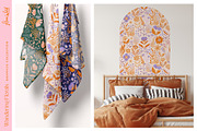 Wandering Boho Florals clipart, an Illustration by Flora Wild Designs (Thumbnail 5 of 13)