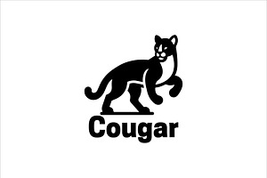 Cougar Logo Design Template, a Branding & Logo Template by Vectorium Studio