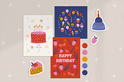 Birthday Party Kit, a Decorative Illustration by miumiu (Thumbnail 2 of 15)