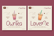 Moonthea Friendly Handwritten Font, a Handwritten Font by infernostudio3 (Thumbnail 3 of 11)