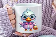 Spooky Pastel Chibi Goose PNG, an Illustration by Pixels.Craft (Thumbnail 6 of 7)