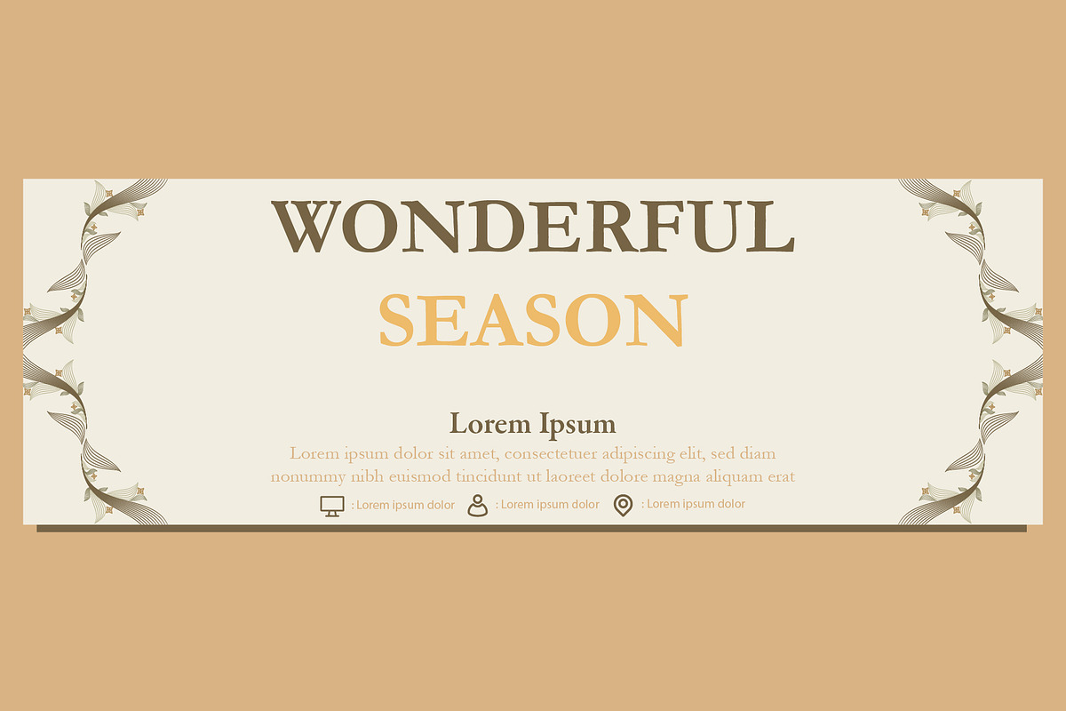 Abstract Floral Banner Template, a Marketing Template by sekitarief (Photo 2 of 3)