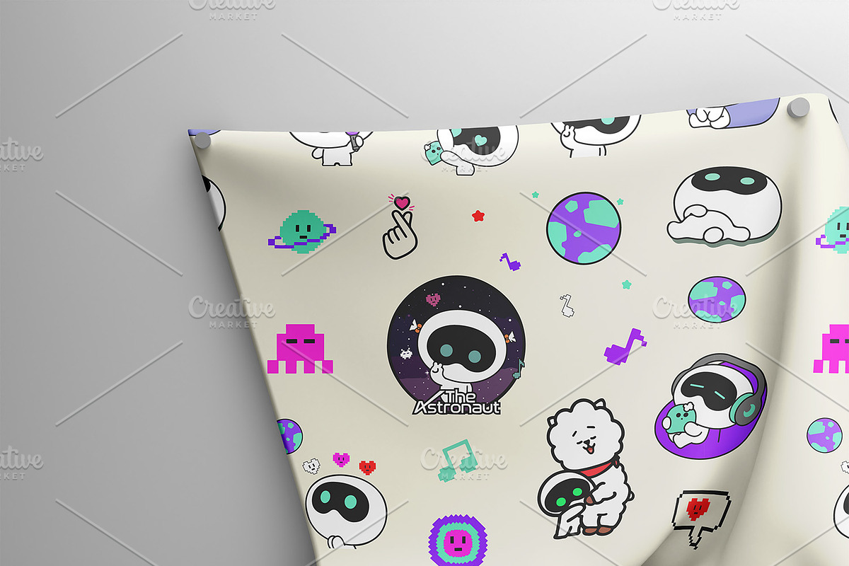 BTS Seamless Pattern Kpop Papers PNG, a Pattern Graphic by FancyDesignStudio (Photo 8 of 10)
