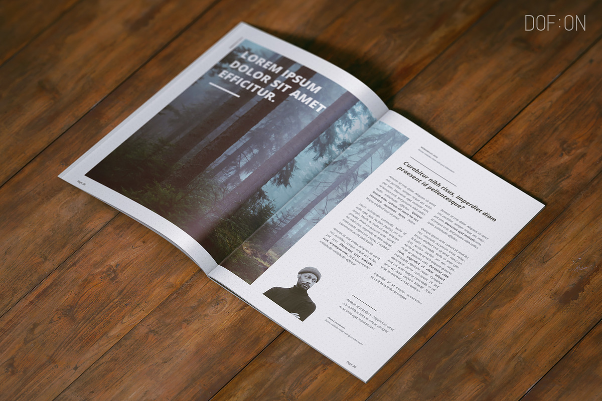 A4 Magazine | Brochure Mock-up, a Books & Magazine Mockup by WebAndCat (Photo 24 of 32)